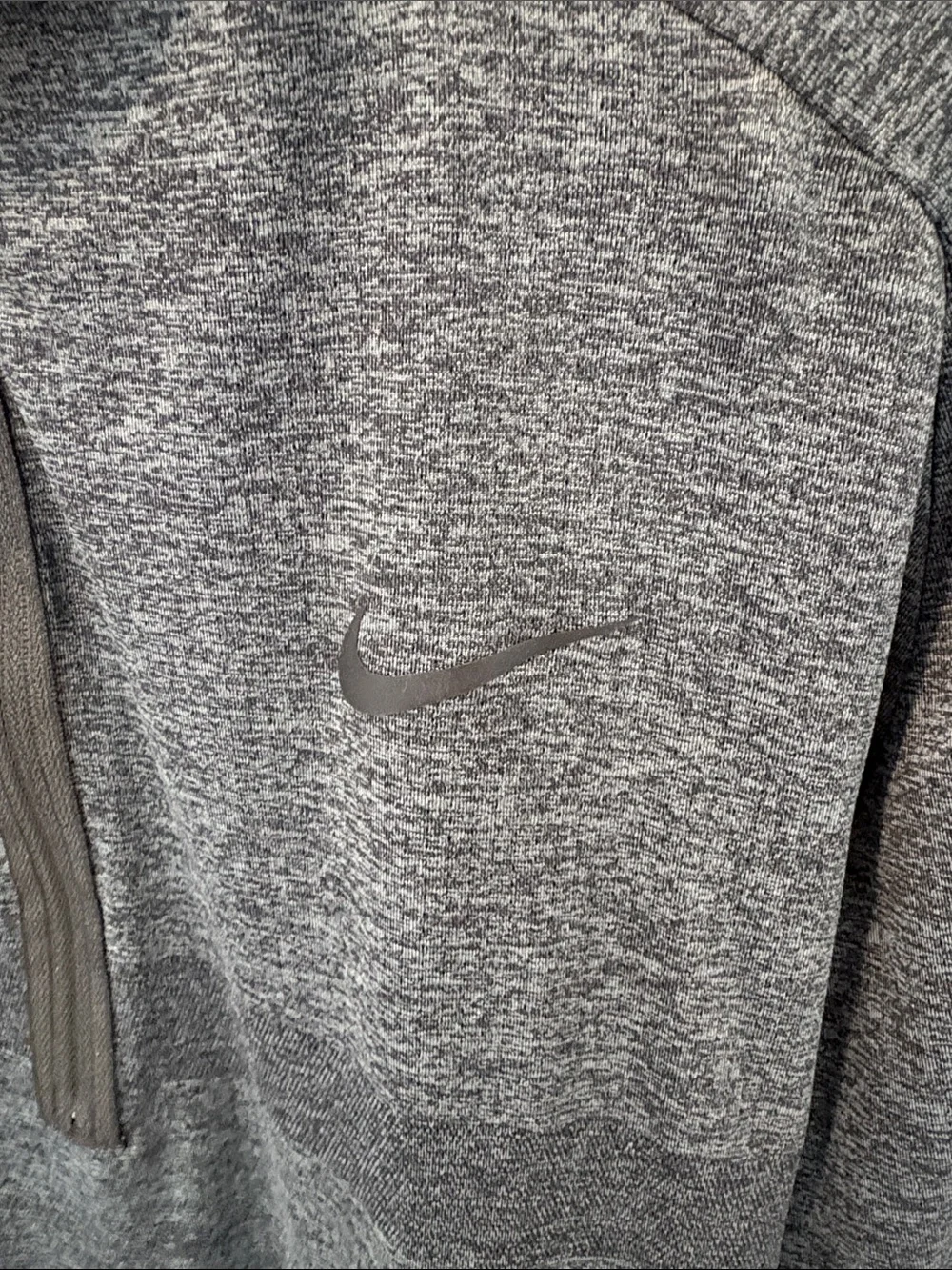 Nike Golf Men's Heather Gray Half-Zip Performance Pullover